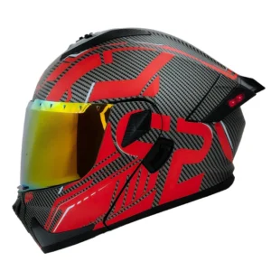 Casco Dakar 917 Laser Nova – Con Spoiler LED y Visor Dorado Iridium / Talla M - L - XL