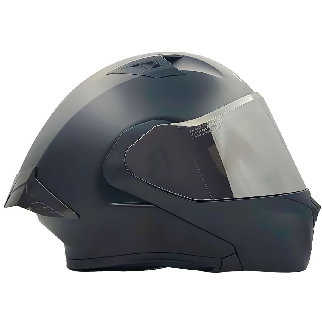 Casco Abatible DAKAR 3120 SOLID | Spoiler GRIS y Certificación DOT - Imagen 4