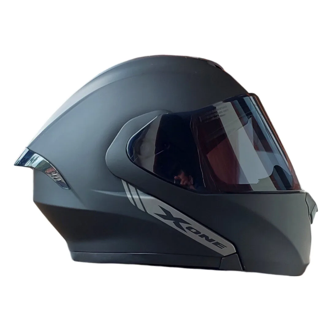 CASCO X-ONE ABATIBLE, NEGRO/SOLID - Imagen 2