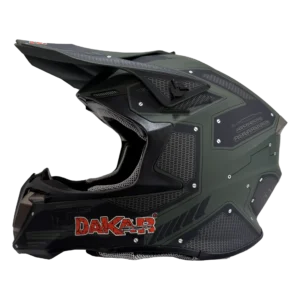 CASCO DAKAR CROSS VERDE MILITAR