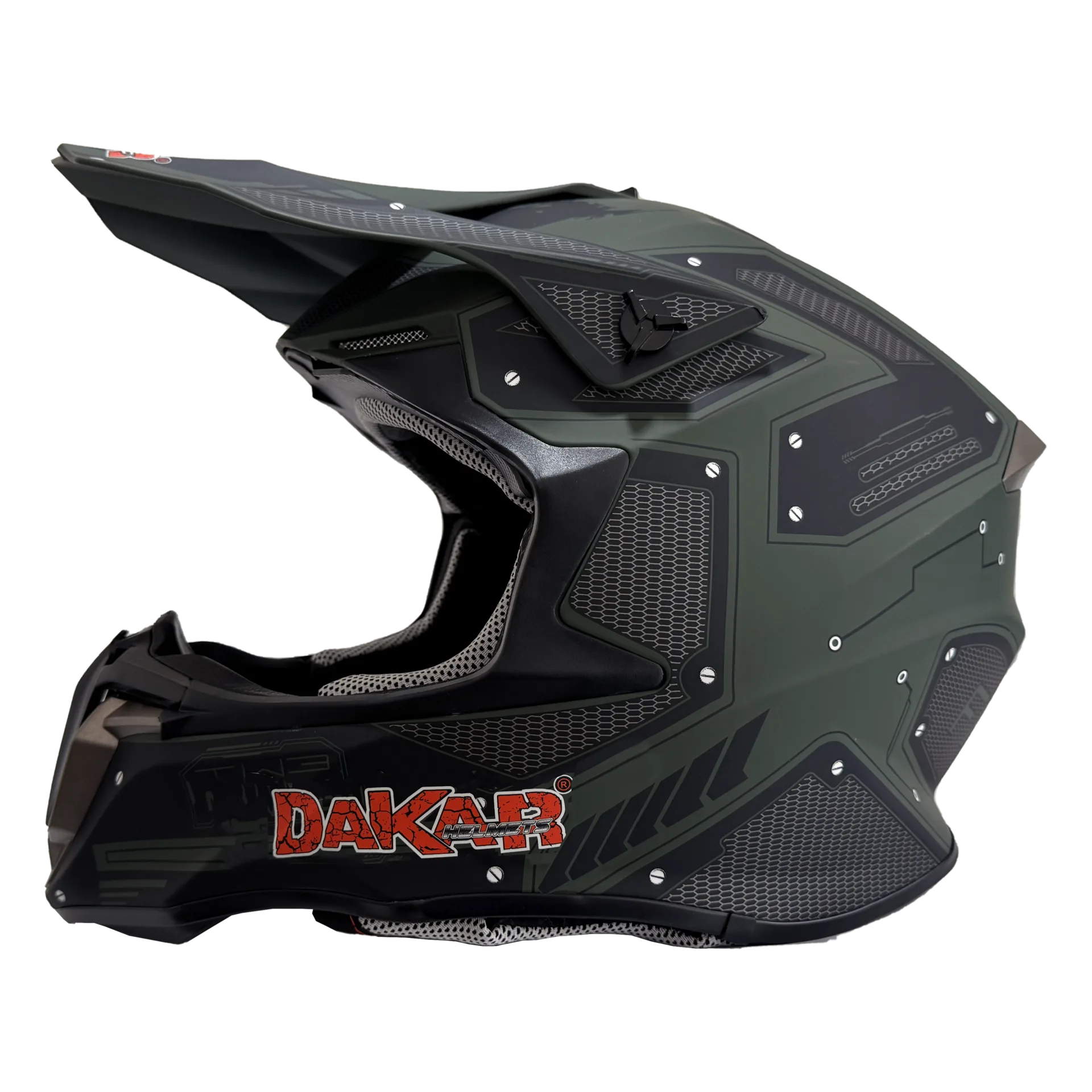 CASCO DAKAR CROSS VERDE MILITAR