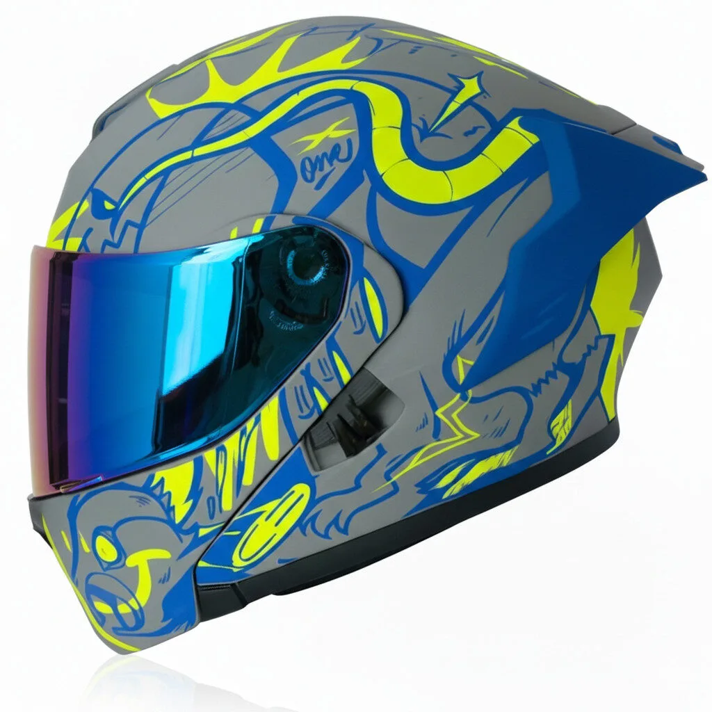 Casco Abatible X-ONE Línea THE RAT | Diseño Urbano y Seguridad Certificada DOT - Imagen 3