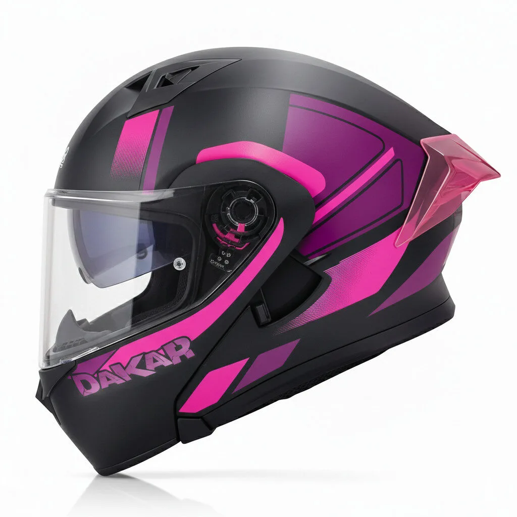 Casco Abatible DAKAR 3120 Línea ACRU | Certificación DOT y Estilo Racing Premium - Imagen 6