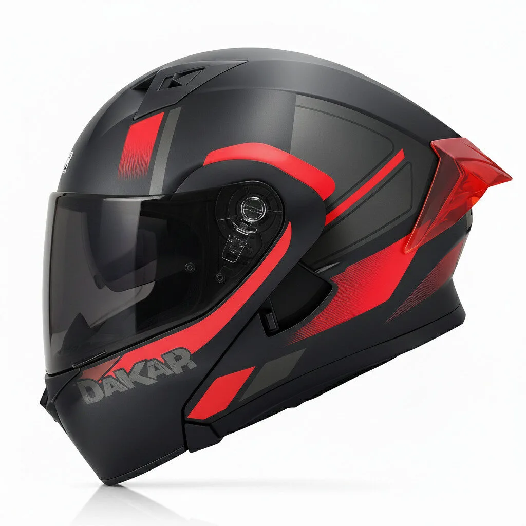 Casco Abatible DAKAR 3120 Línea ACRU | Certificación DOT y Estilo Racing Premium - Imagen 4