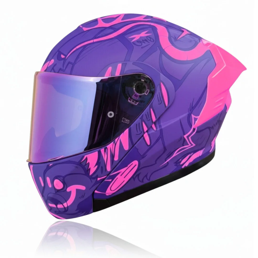 Casco Abatible X-ONE Línea THE RAT | Diseño Urbano y Seguridad Certificada DOT - Imagen 5