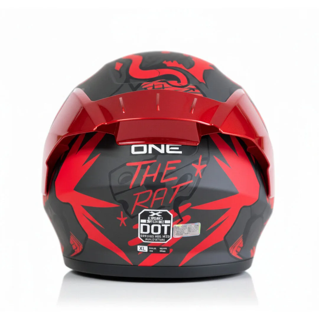 Casco Abatible X-ONE Línea THE RAT | Diseño Urbano y Seguridad Certificada DOT - Imagen 6