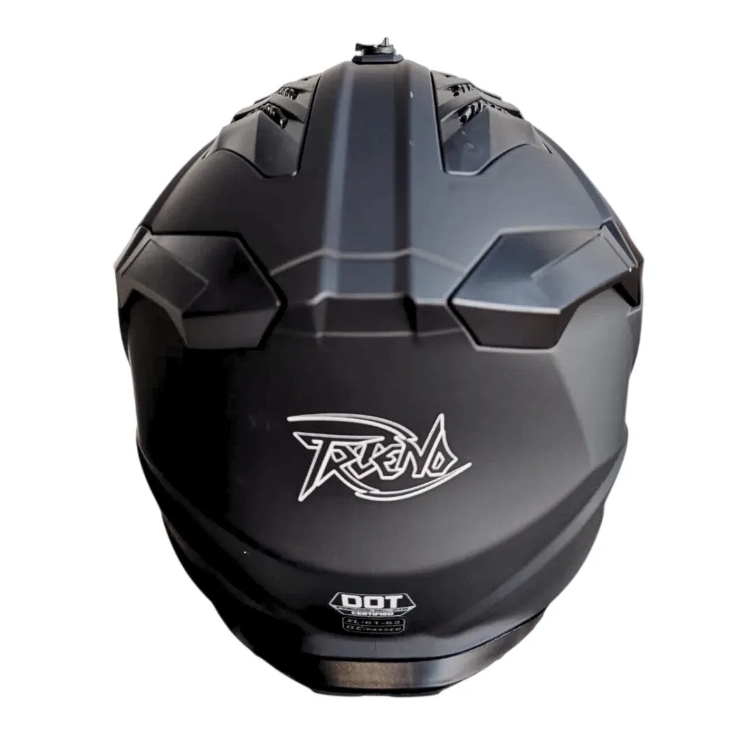 CASCO TRUENO CROSS NEGRO SOLID - Imagen 2