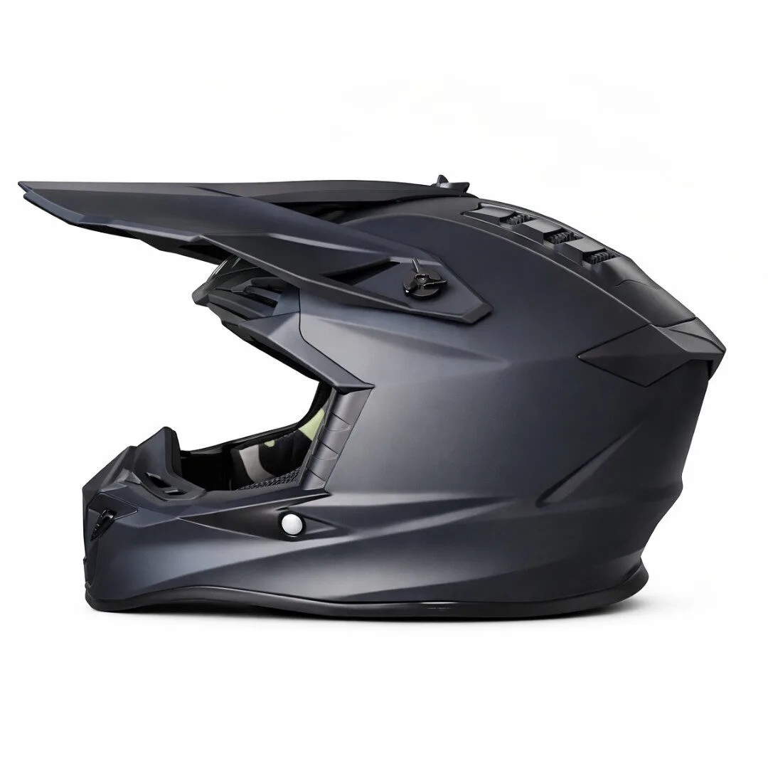 CASCO TRUENO CROSS NEGRO SOLID