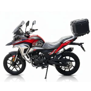 Moto Trueno TR300 GS Negro con Rojo con Suspensión Invertida y Aros de Magnesio