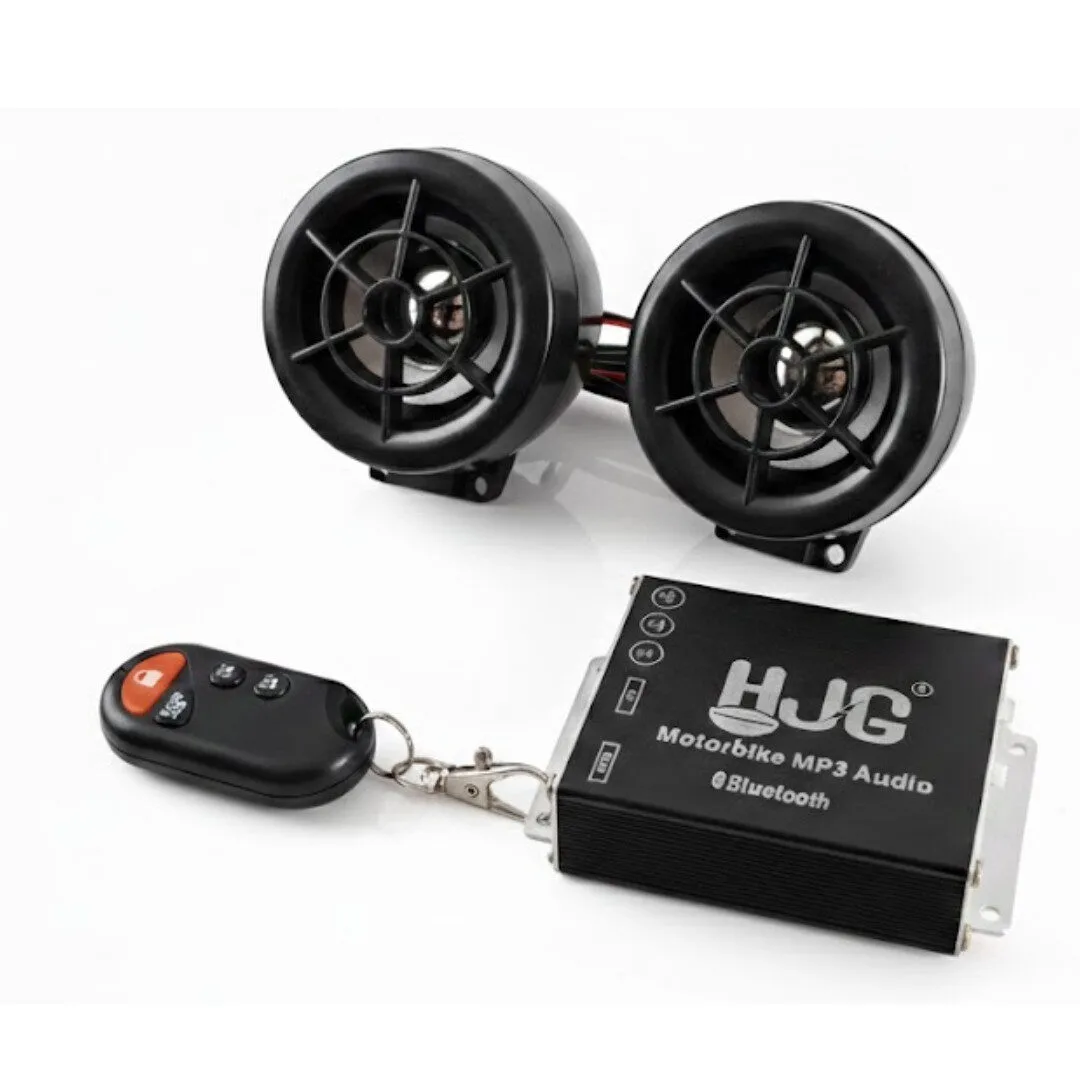 Parlante para Moto HJG DY-115V + Alarma Antirrobo + Bluetooth y Carga USB - Imagen 3