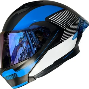 Casco Dakar 3120 Azul con Blanco