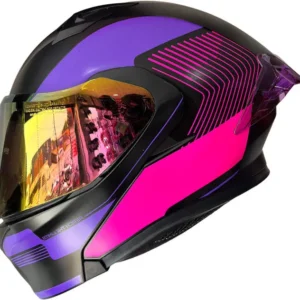 Casco Dakar 3120 Rosa con Lila